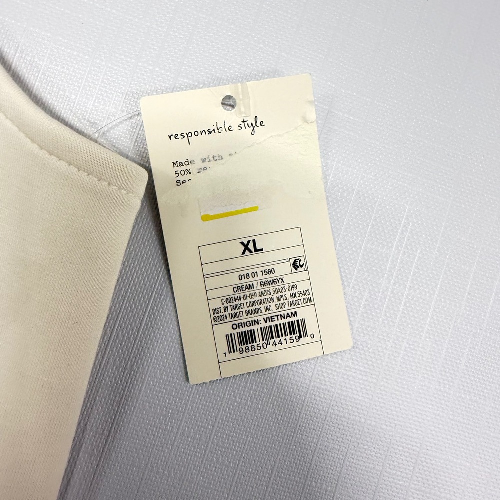All in Motion Womens Active Romper XL Cream Sleeveless V-Neck Pockets 018011580 - Picture 4 of 9